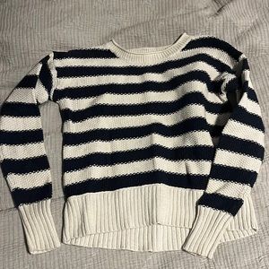 J.Crew Cotton Sweater Striped XXXS